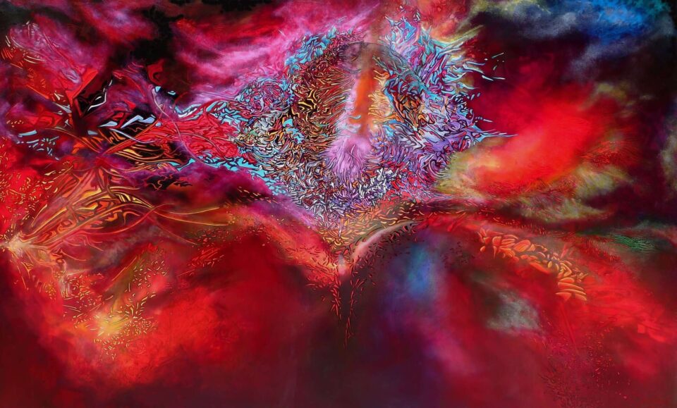 La porte d'hadès 150x100 cm