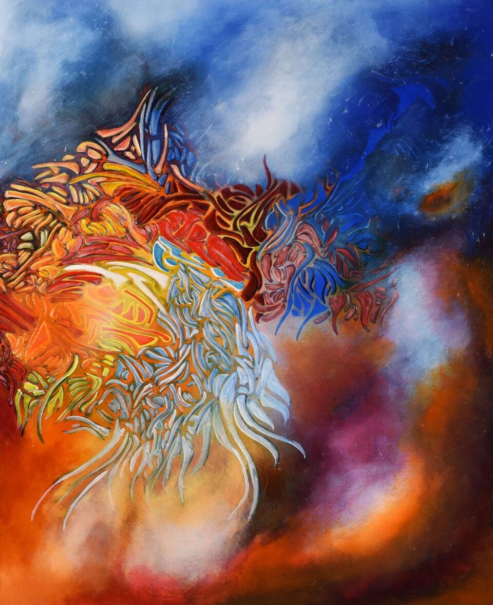 Légende, huile sur toile, 51x63 cm